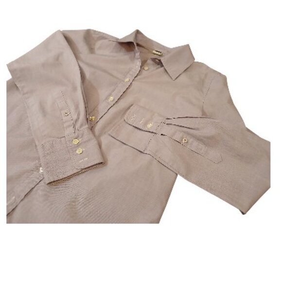 J. CREW Heathered Lilac Slim Fit 100% Cotton Button Shirt - L- EUC - Picture 6 of 11